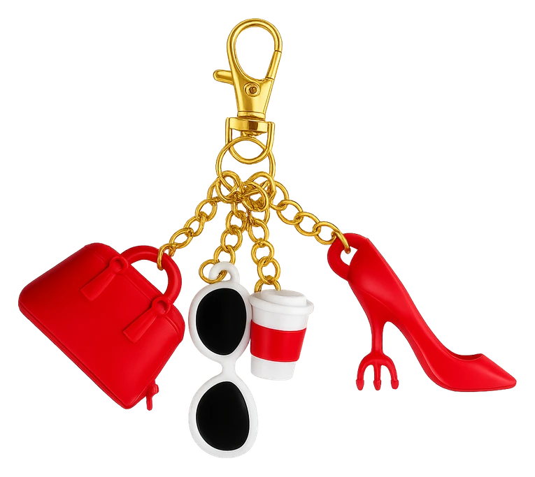 Chaveiro moda 3D