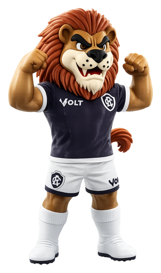 Mascote leão 3D